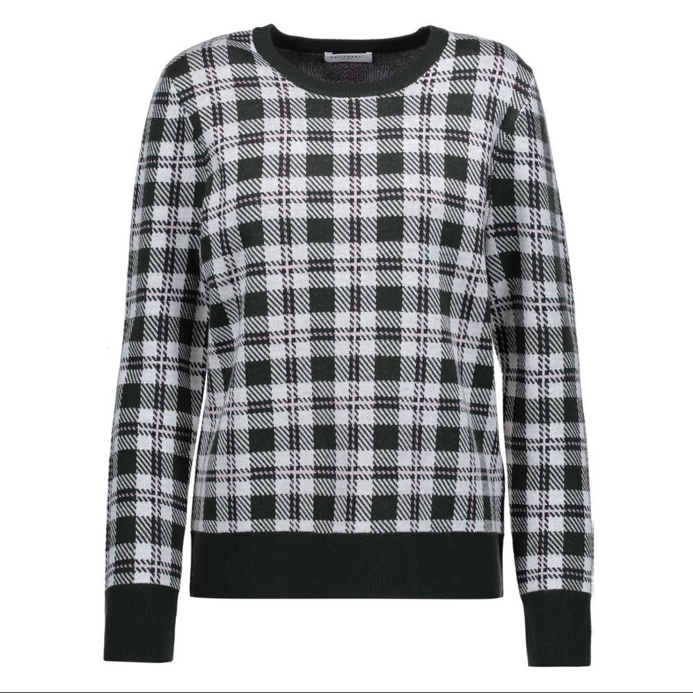 Equipment Shane Plaid Wool Sweater